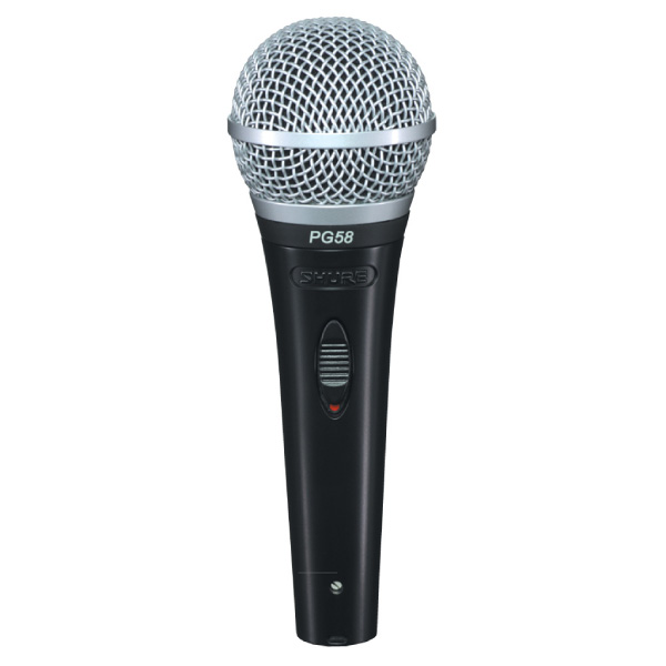 SHUREのダイナミックマイク、PG58-XLR-Bのご紹介です。