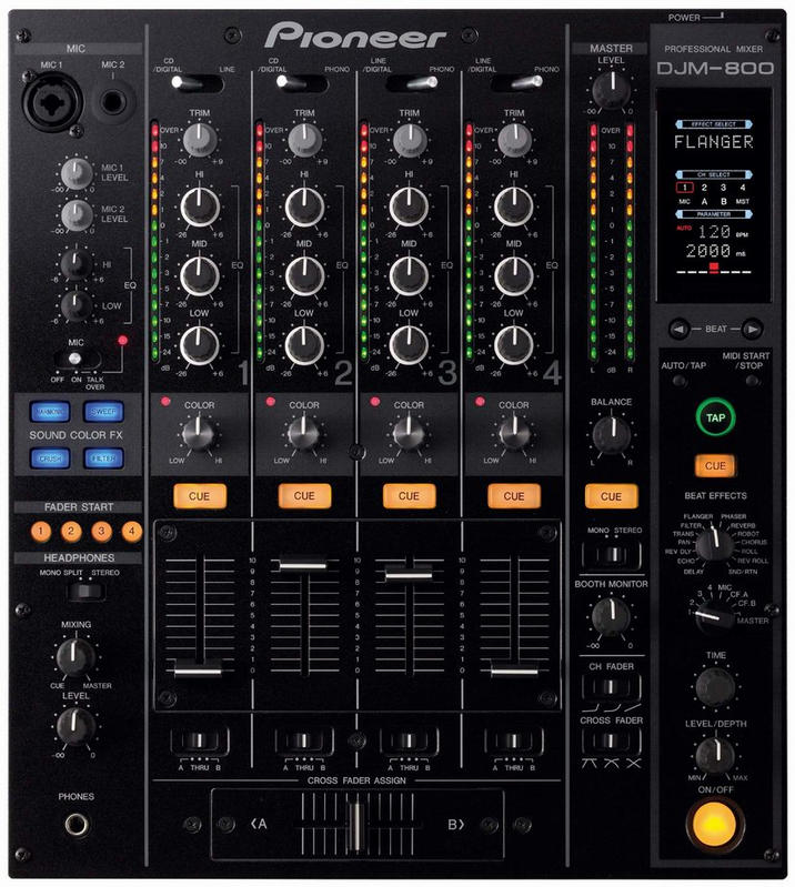 中古品】PIONEER/DJミキサー/DJM-800 -DJ機材アナログレコード専門店