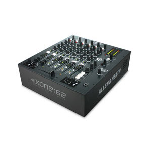 中古品】ALLEN & HEATH/DJミキサー/XONE:62☆専用フライトケース付き