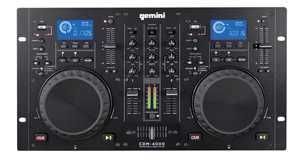 GEMINIの一体型CDJ、CDM-4000の紹介です。
