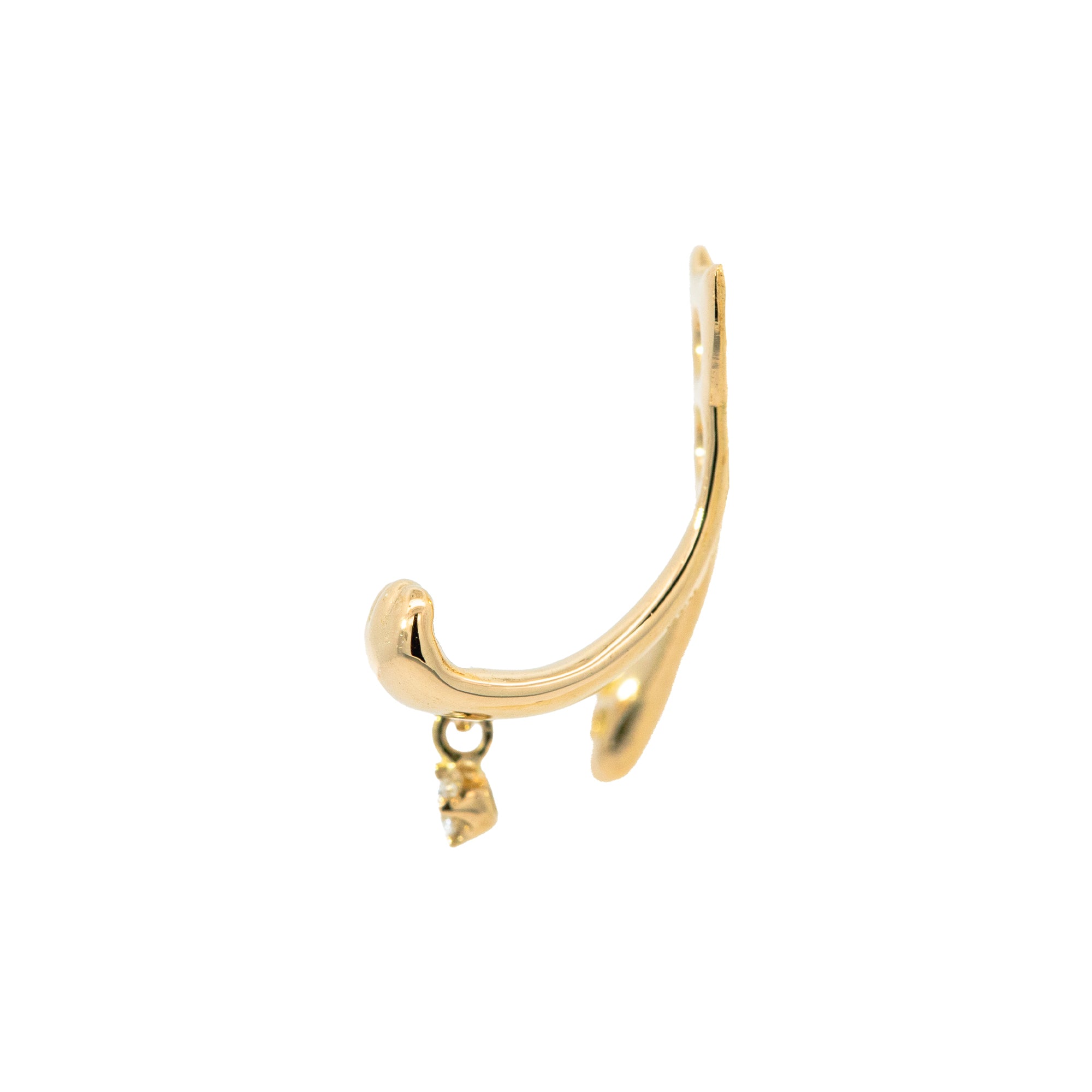 K18/Pt「マウヤール」ピアスチャーム（片耳用）｜【オレフィーチェ