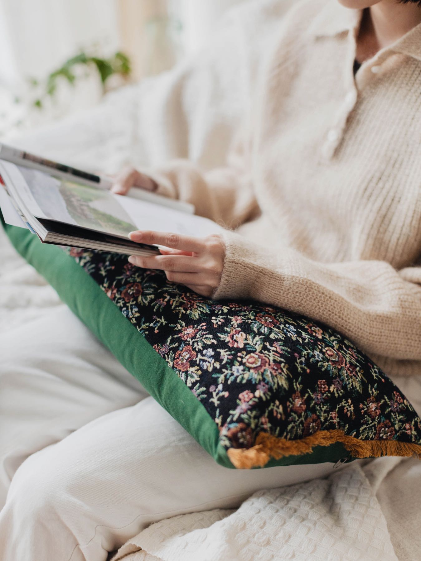 オリジナル・ゴブランクッション／ロング｜クッション｜オルネ ド