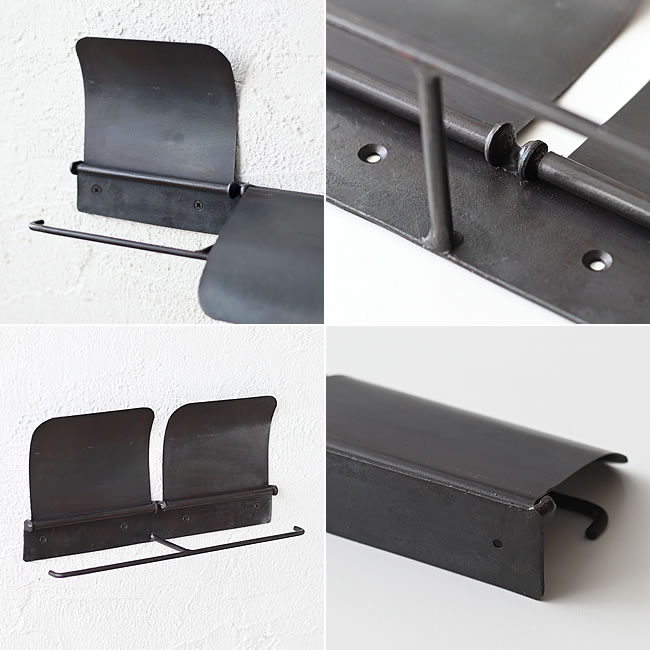 IRON トイレットペーパーホルダー ダブル | ゼネラルストア オルネ