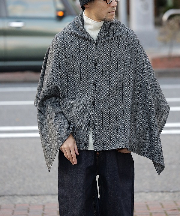 Engineered Garments/エンジニアド ガーメンツ Button Shawl - Wool