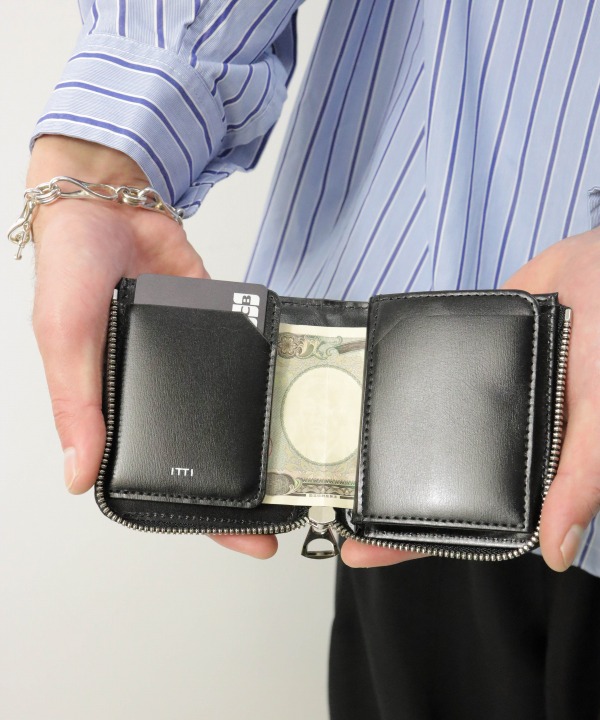 イッチ/ITTI CRISTY VERY COMPACT WLT .5 / CROCO ファッション雑貨