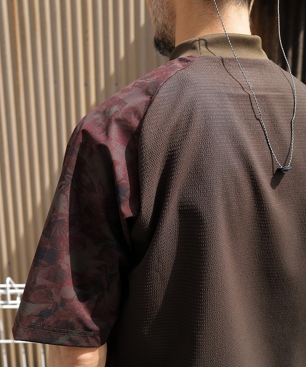 リョウゲン/RYOGEN DEAD LEAF MOCK NECK H/S TEE（全3色