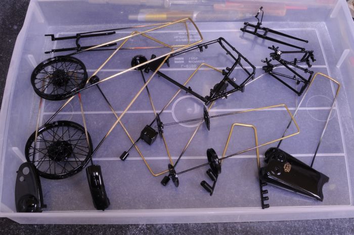 Making of 1/9scale Fulldetail Kit : Brough Superior SS100