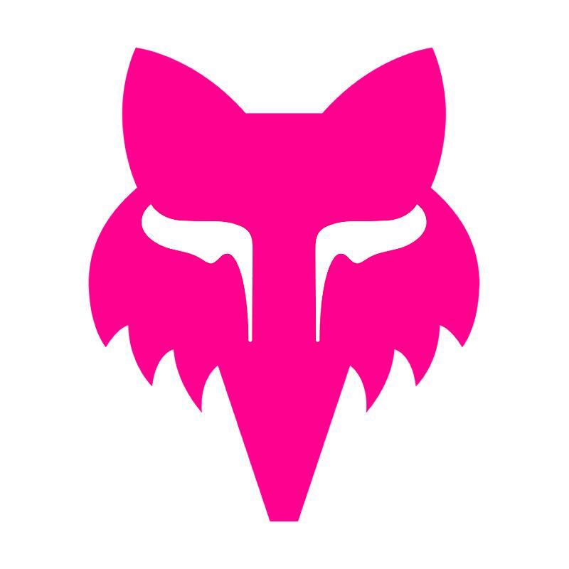 FOX Head 7 Inch Decal - Pink - Fox | MCAS