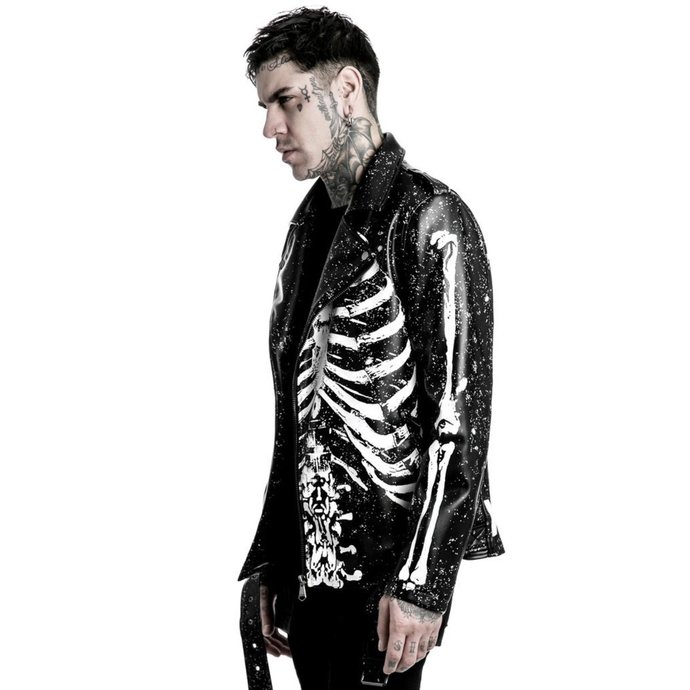 bunda pánská (křivák) KILLSTAR - Morgue Master - Black - K-JKT-M