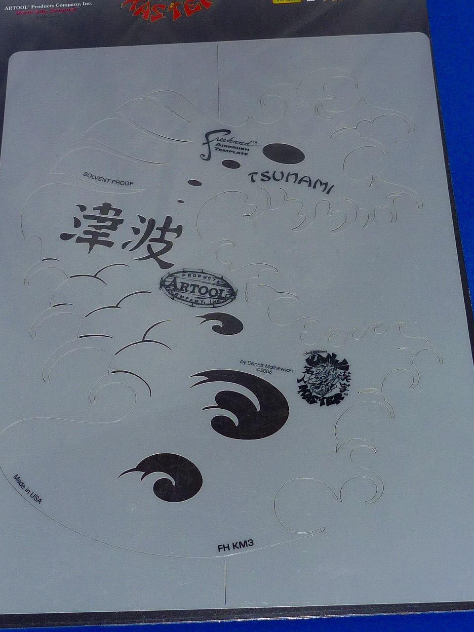 アネストIwata カスタムペイントエアーブラシテンプレート