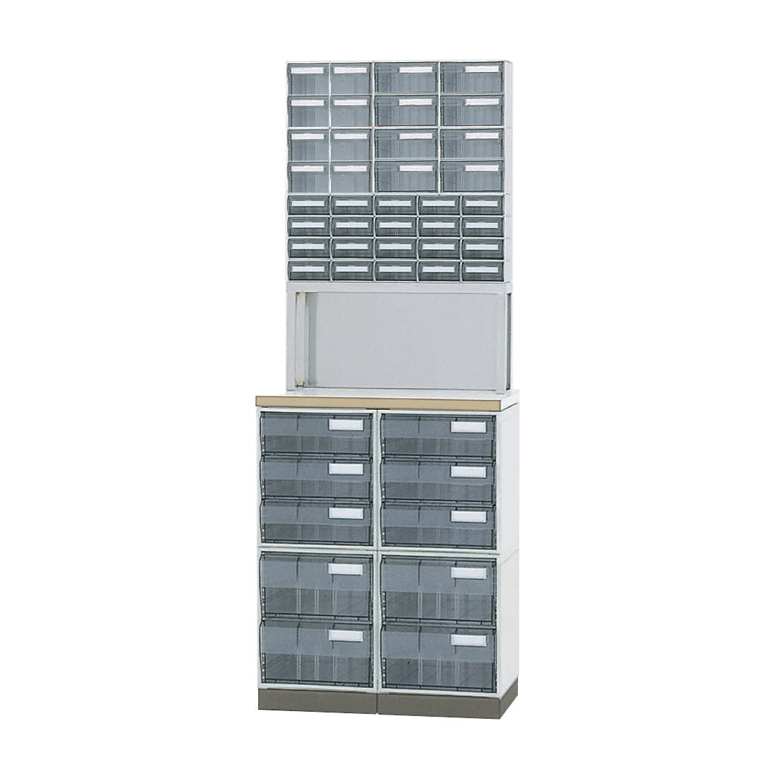 アンプル・外用薬キャビネット 薬品戸棚 01-3436-0001 透明 サカセ化学