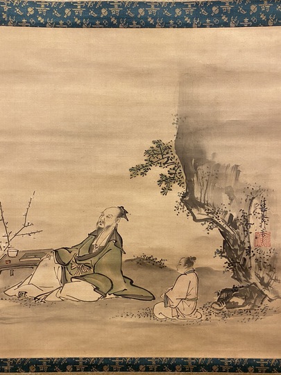 狩野常信 林和靖図｜古美術・掛け軸の販売・買取・鑑定-松本松栄堂