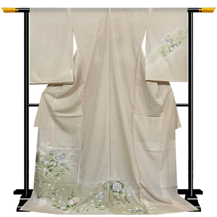 誉田屋源兵衛 謹製 草木染め 全通袋帯【七宝鳳菊文】 [250519-goho-1