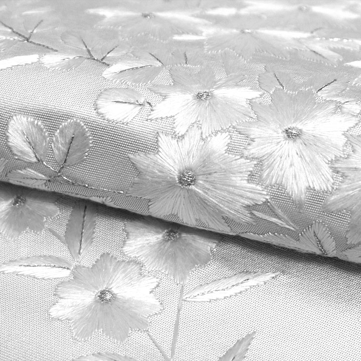 白刺繍 引箔袋帯【桜に菊萩】 [241103-sishu-1] - ￥115,000 : 着物 ま