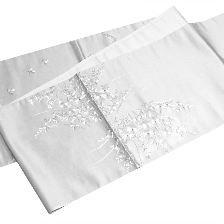 白刺繍 引箔袋帯【桜に菊萩】 [241103-sishu-1] - ￥115,000 : 着物 ま