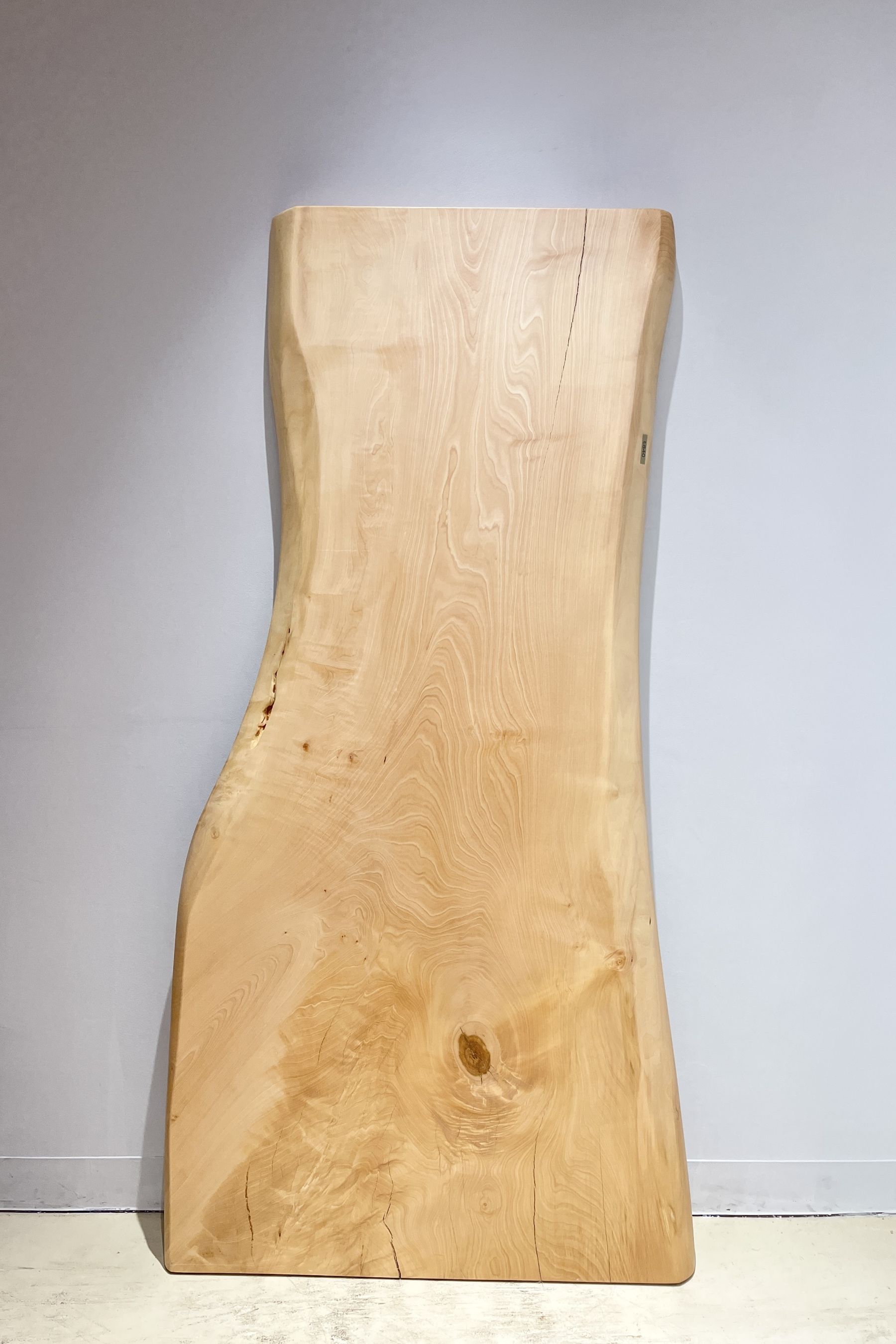 一枚板 栃（トチ）材テーブル用天板 1675×470~820mm 一枚板テーブル