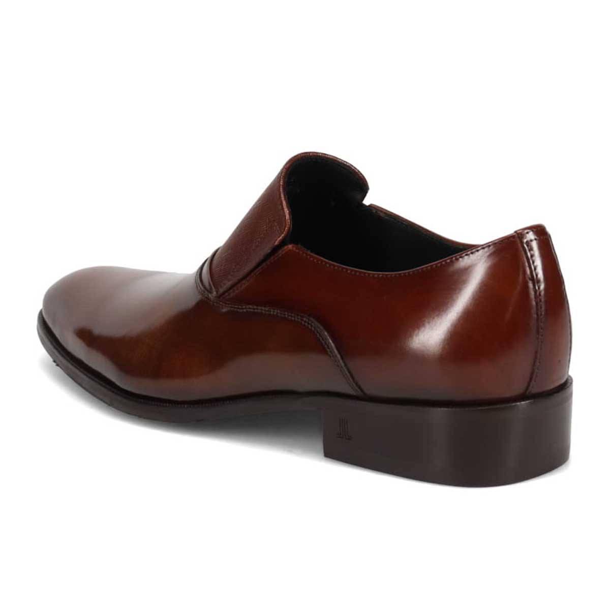 LANVIN COLLECTION 異素材ミックスサイドエラスティックスリッポン