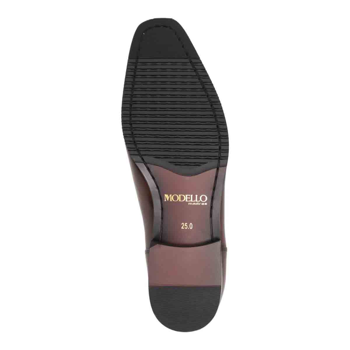 モデロ MODELLO COVEROSS 外羽根Uチップモカビジネスシューズ DM8202