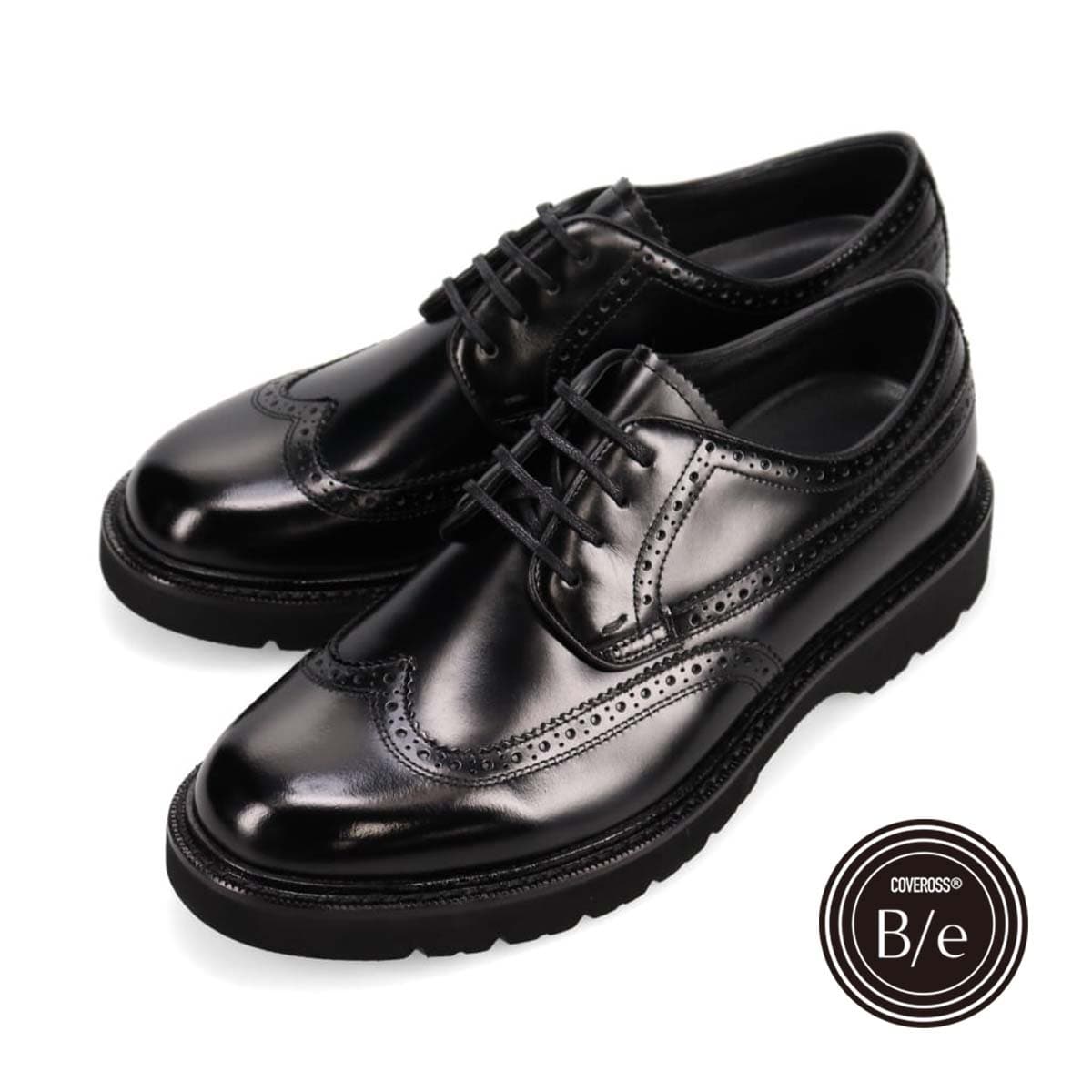 モデロ MODELLO COVEROSS Bee 外羽根ウイングチップドレスシューズ