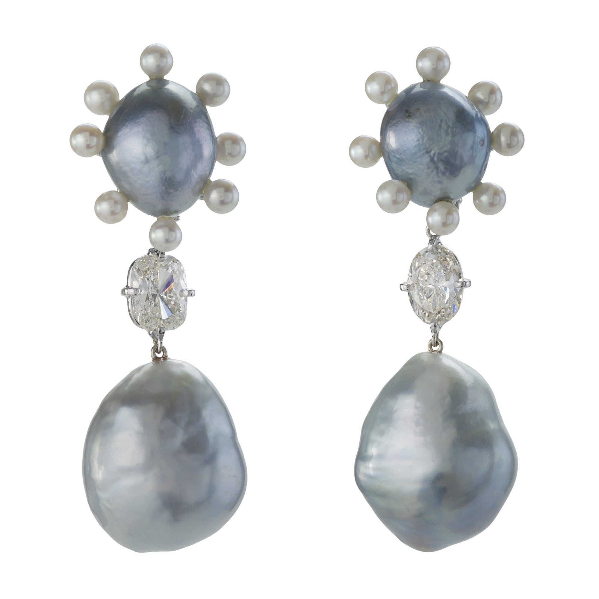 ANTOINETTE XI pearl earrings – Maja DuBrul Jewelry