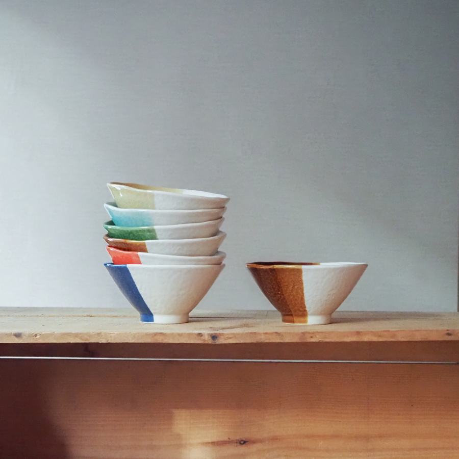 てのひら茶碗2個セット / ギフトボックス＆熨斗付き | m.m.d.