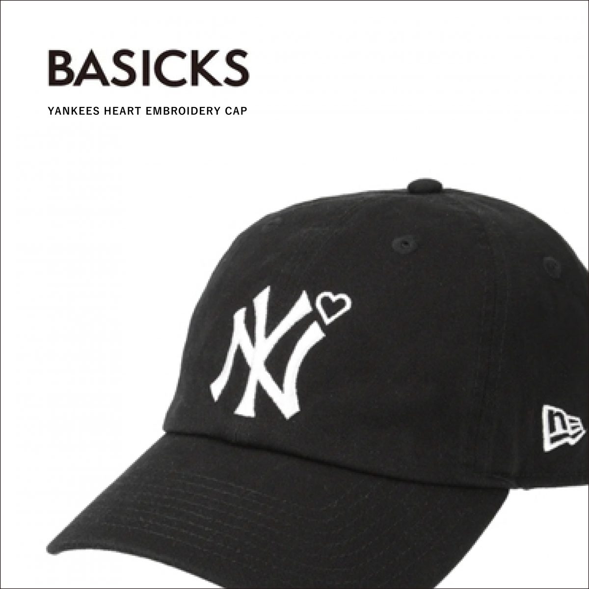BASICKS / 新作アイテム入荷 “YANKEES HEART EMBROIDERY CAP