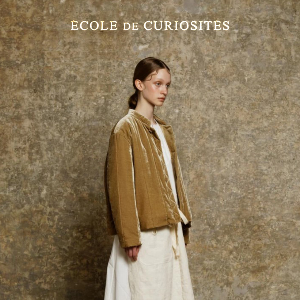 ECOLE DE CURIOSITES ​/ 新作アイテム入荷 “GIULIO SILK VELVET JACKET