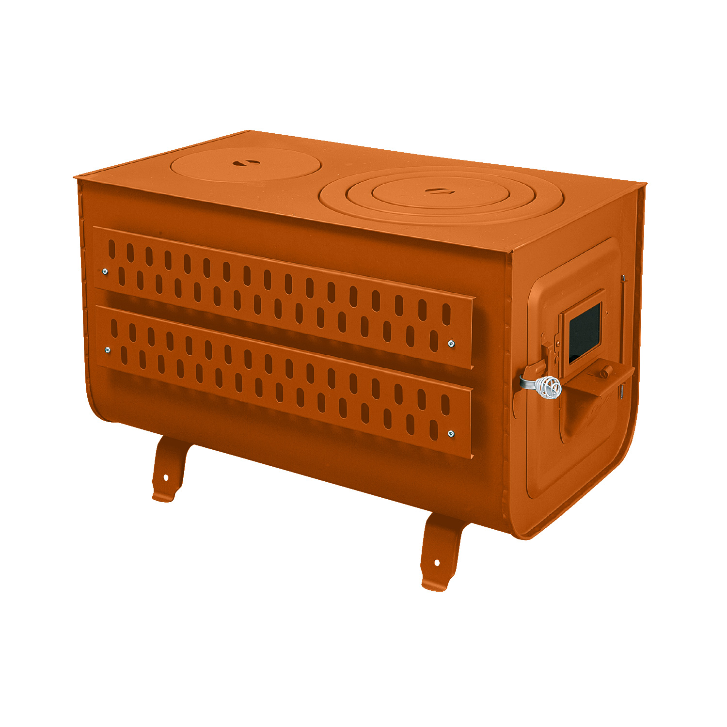 カラー角型窓付きガード付薪ストーブ”ベイダー” 商品詳細│薪ストーブ