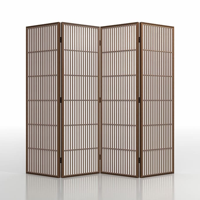 障子スクリーン-V 4連|パーティションの通販ならマルゲリータ