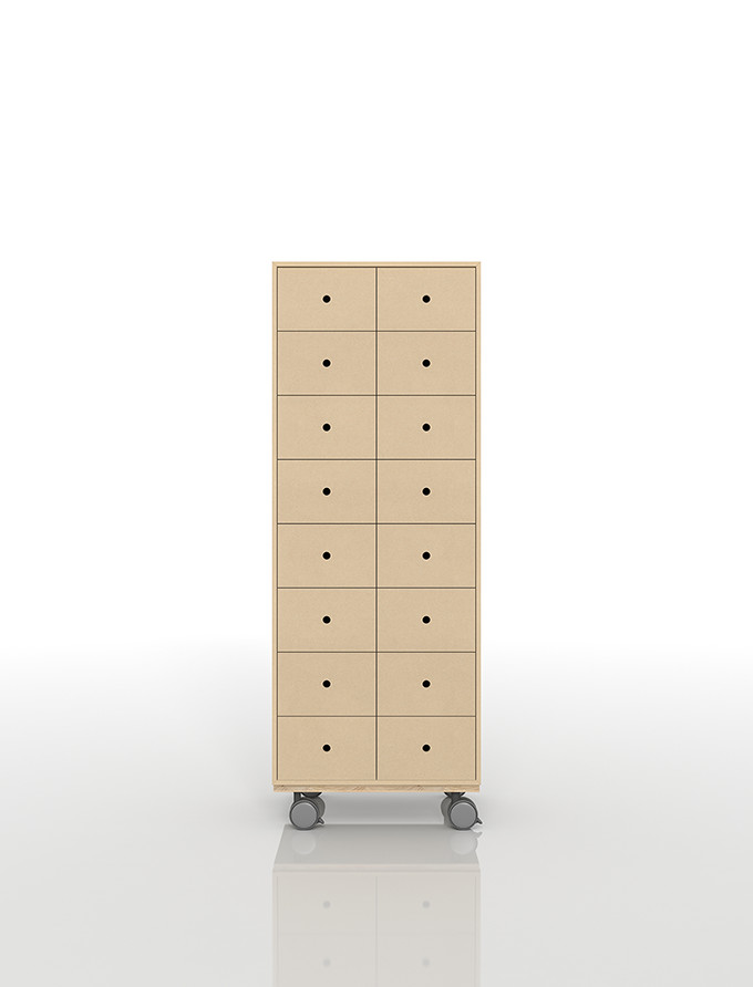 DVD引き出し収納 16杯 キャスター付き|引き出し家具の通販ならマルゲリータ