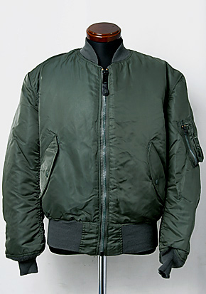US MA-1 F. ジャケット/セージ・グリーン モデル/ALPHA社・90年代初期