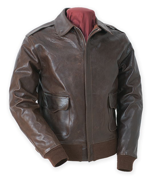 フライトジャケット/A-2 シールブラウン