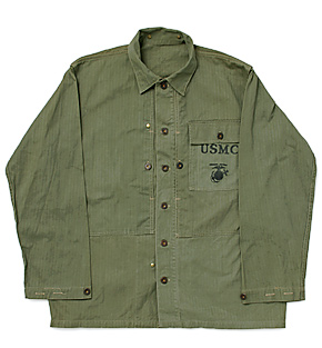 USMC(米海兵隊) WWII M-1944 OD HBT ユーティリティー ジャケット