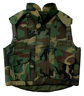 US(米軍) ウッドランドカモ・ボディアーマーベスト DLA-84/実物・未使用