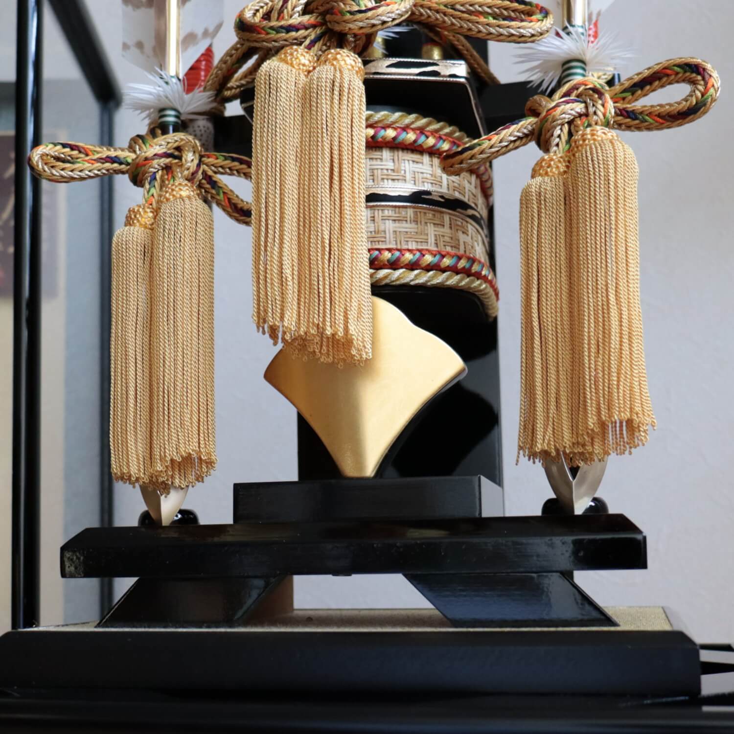 日本最高級矢破魔弓 本鷹羽根 玄晋作 10号 超希少本鷹羽破魔弓 朱塗り