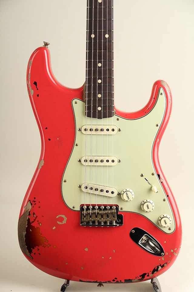Michael Landau Signature 1963 Stratocaster/Fiesta Red over 3-Color