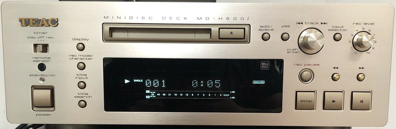 TEAC MD-H500i [MiniDisc Wiki]