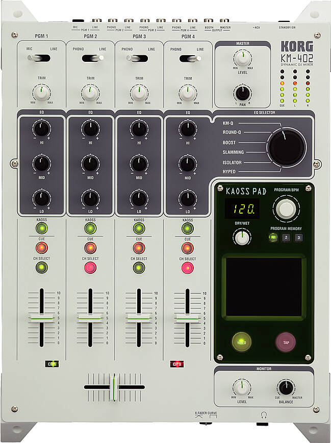 KORGがKAOSS MIXERのニューモデル「KM-202」「KM-402」を発表！ | Rock