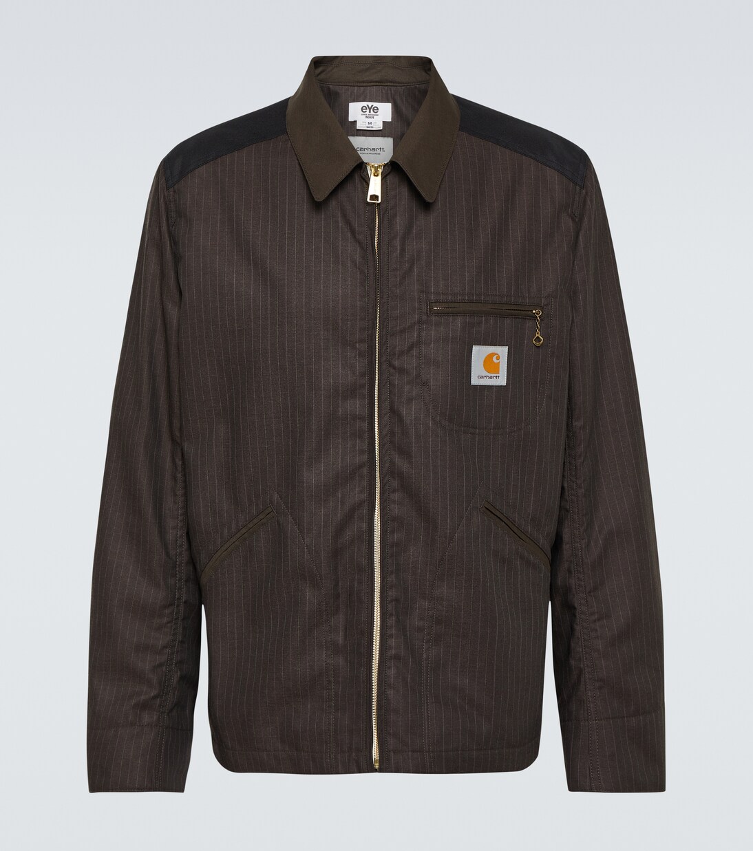 x Carhartt striped jacket in brown - Junya Watanabe | Mytheresa