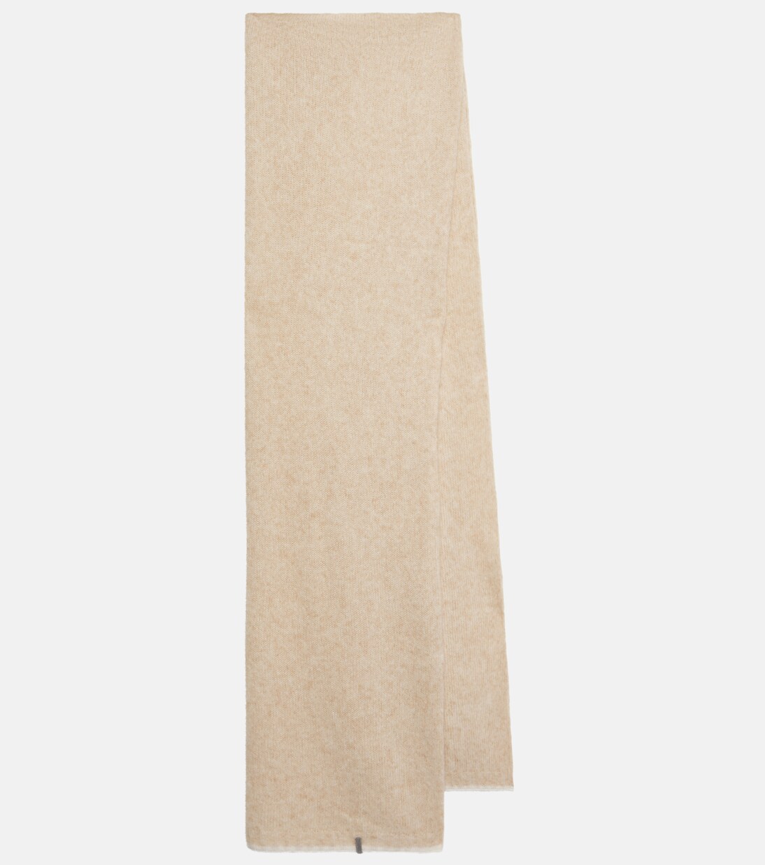 Cable-knit mohair scarf in beige - Brunello Cucinelli | Mytheresa
