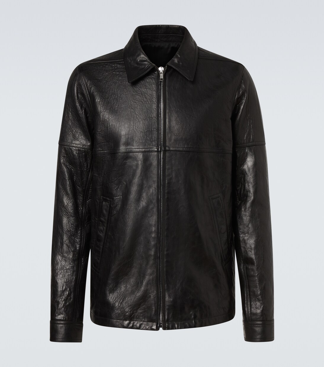 Brad leather jacket in black - Rick Owens | Mytheresa