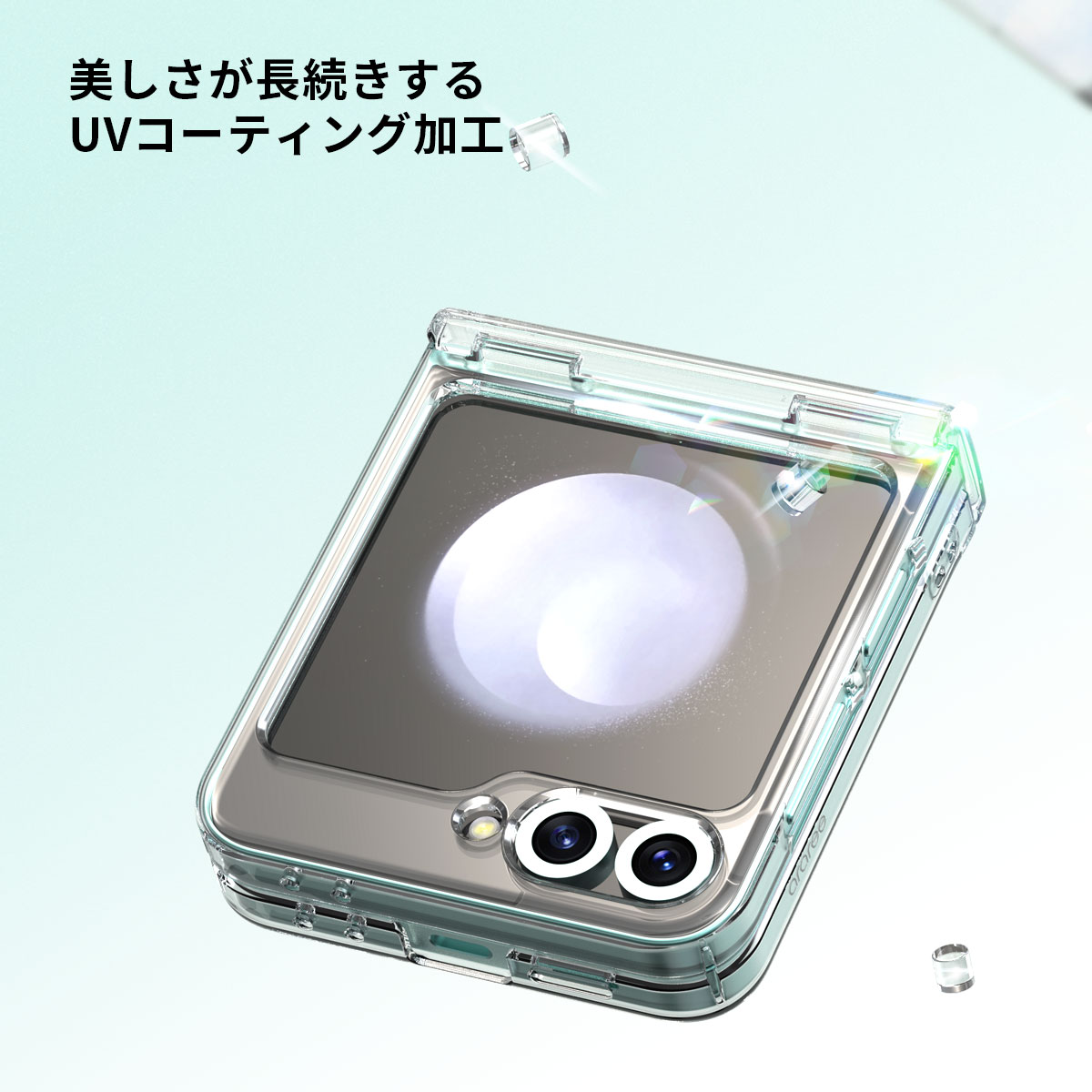 araree（アラリー） Galaxy Z Flip6 ケース MagSafe対応 Nukin 360 M