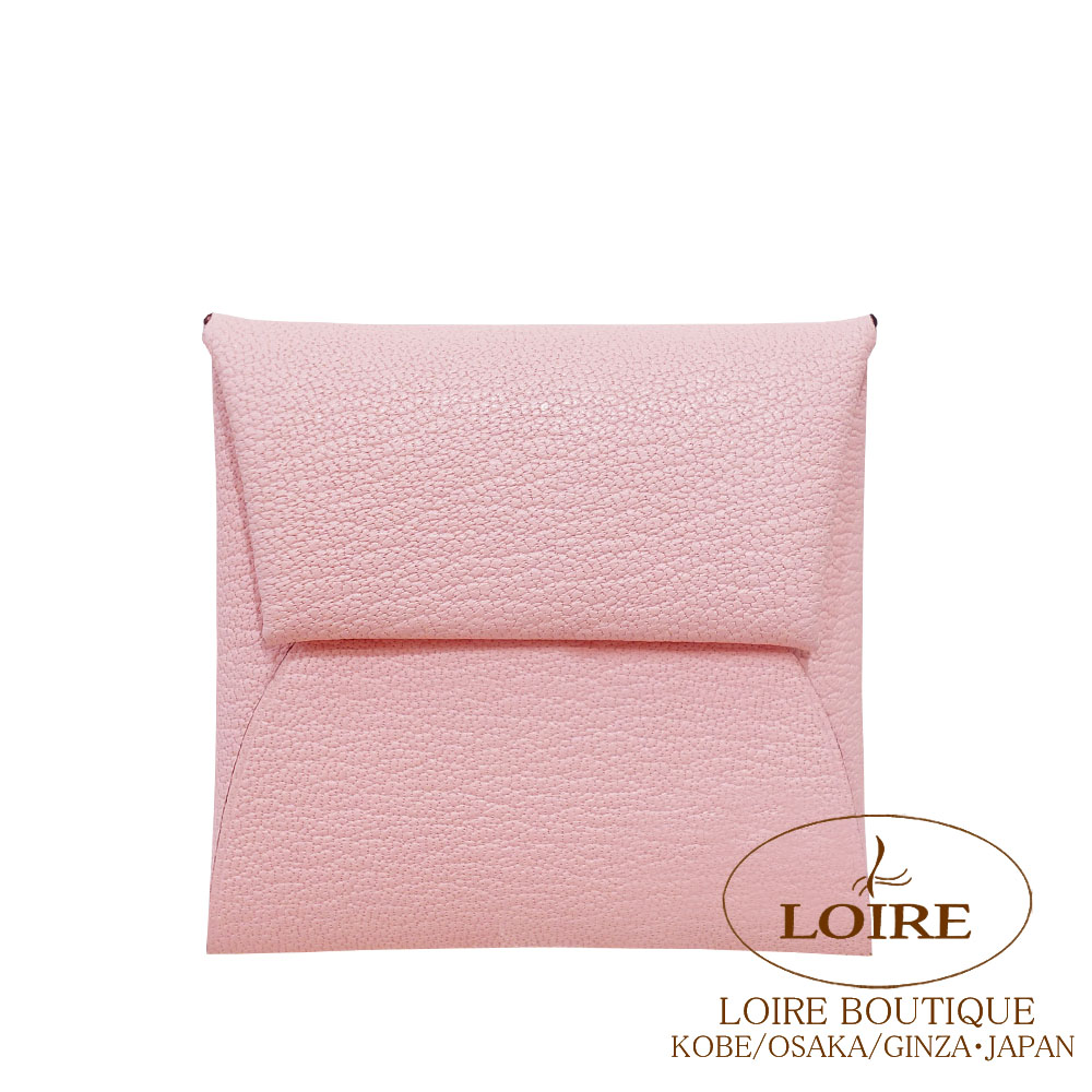美品＊HERMES バスティア　ローズサクラ エルメス<br>バスティア コインケース<br>シェーブル<br>ローズサクラ