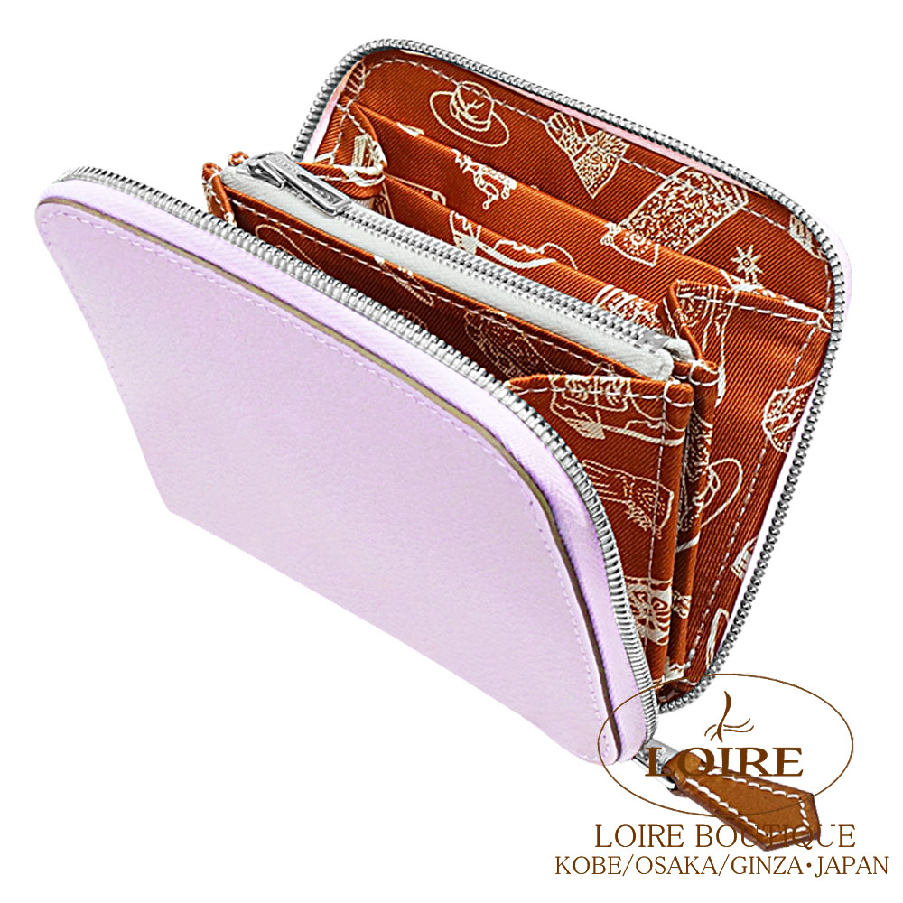 エルメス　HERMES 小財布　シルクインコンパクト　ピンク　正規品 小さいのに収納力がすごい！週末使いしたい「エルメス」のミニ財布