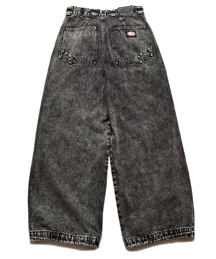 MINEDENIM - ×WILLY CHAVARRIA Black Denim CB.RAVER PANTS (BLACK