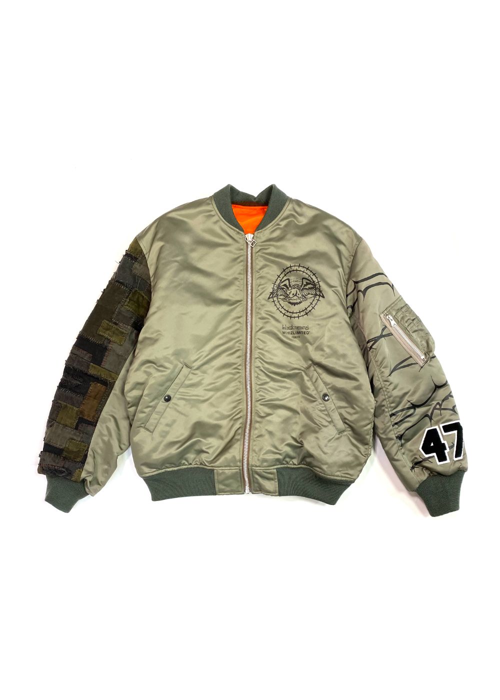 WHIZ LIMITED - COLLABORATION MA-1 (OLIVE) / 新年恒例76枚限定