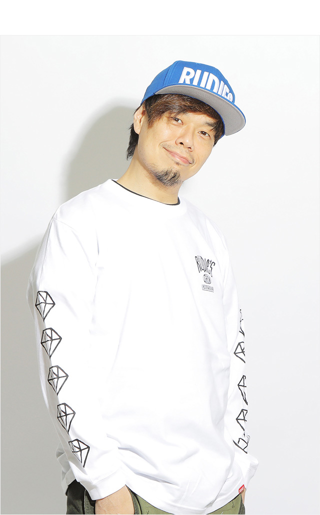 ルーディーズ) RUDIE'S DRAWING LS-T (LS:TEE)(85733-BK) ロンT 長袖 T