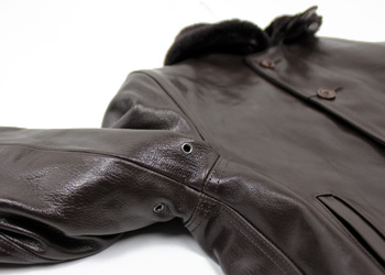 ムートン襟ゴートN-1デッキジャケット（山羊革）｜革製品専門店レザー