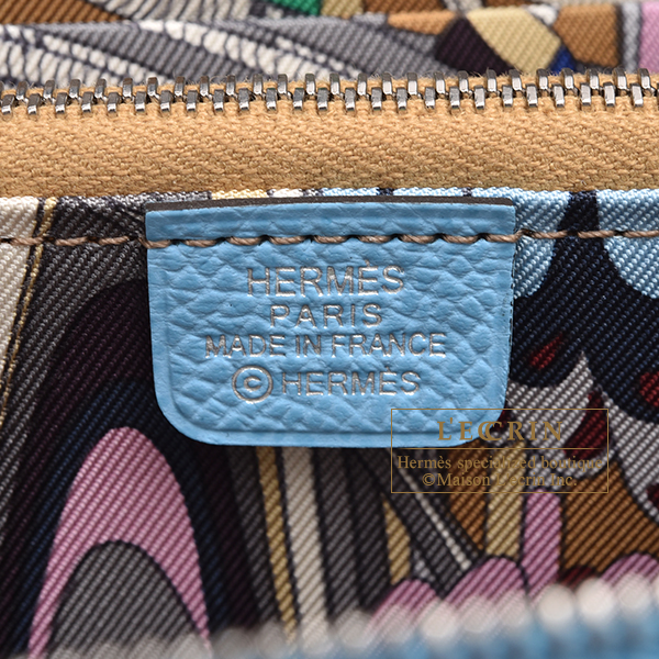 エルメス アザップ シルクイン コンパクト セレスト/ チャイ ヴォー