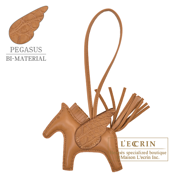 エルメス ロデオチャームペガサスタッチPM ゴールド アニョーミロ